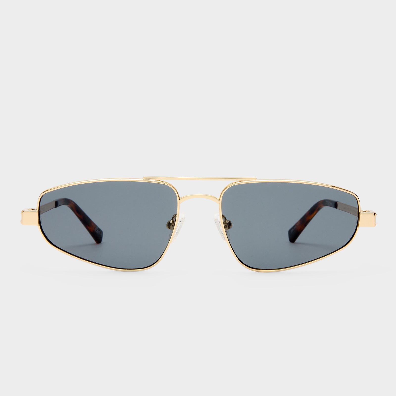 Treasure Gold Uni-Sex Aviator Sunglasses | Le Specs