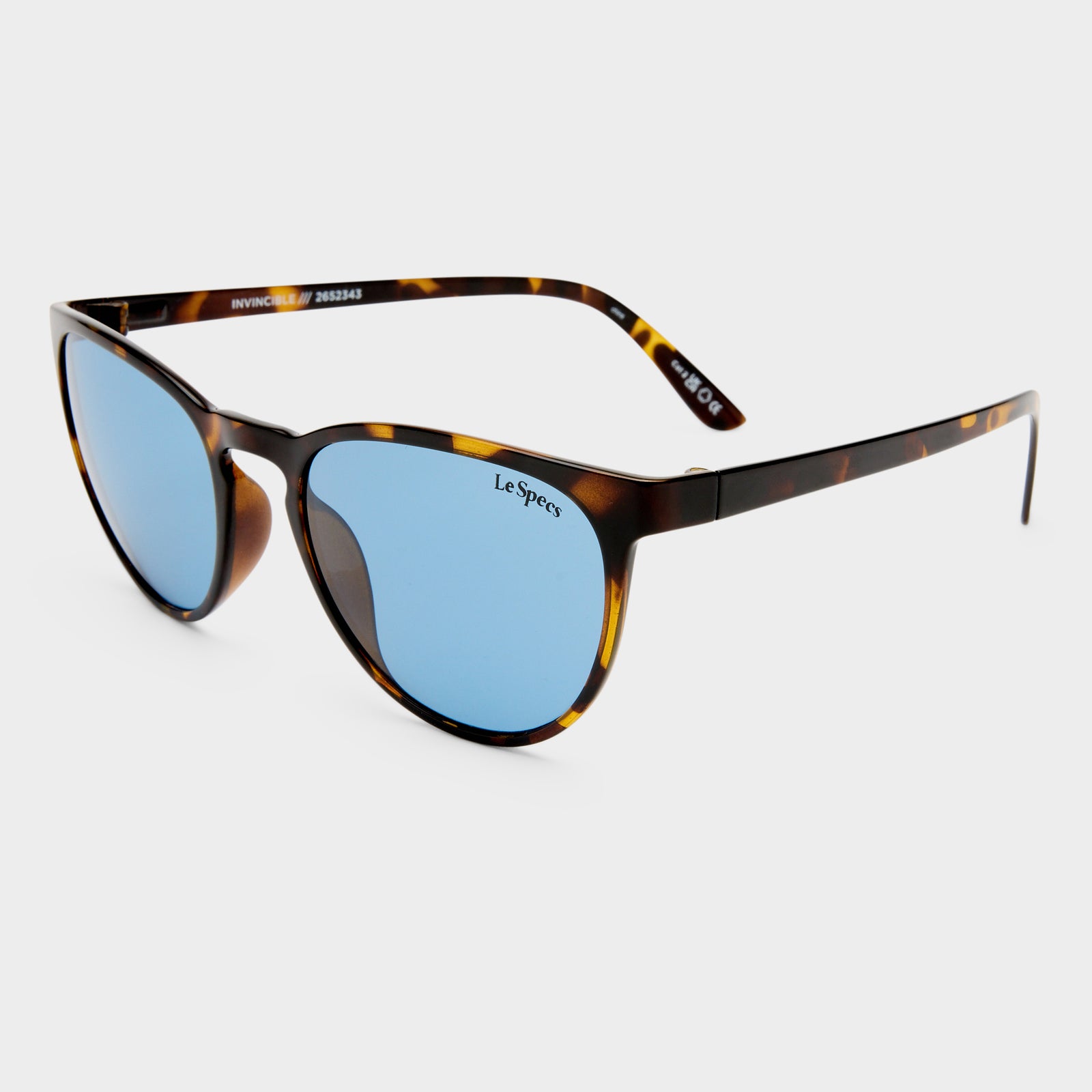 Invincible Tokyo Tort Uni-Sex Round Sunglasses | Le Specs