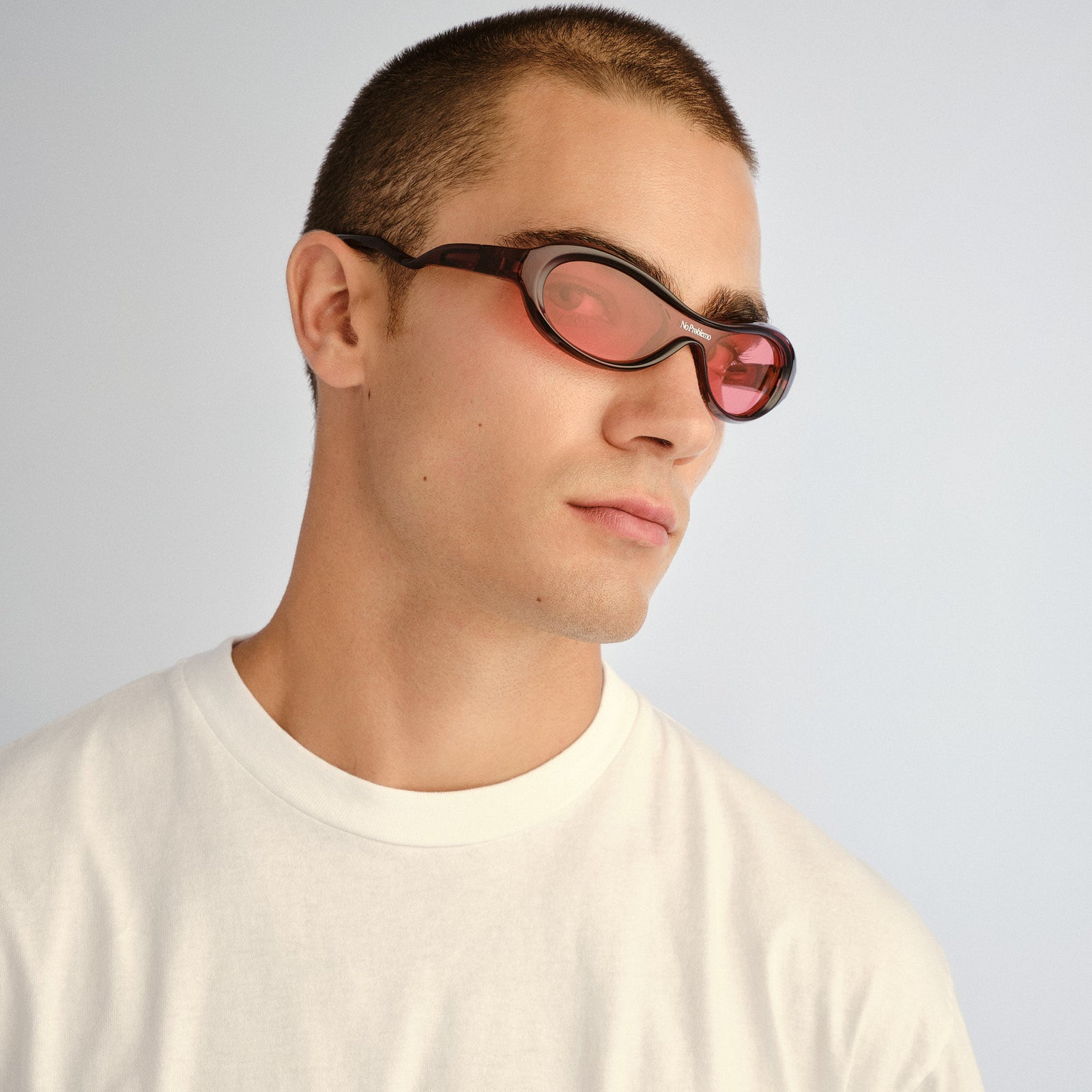 Vortex Deux Dark Cherry Uni-Sex Shield Sunglasses | Le Specs