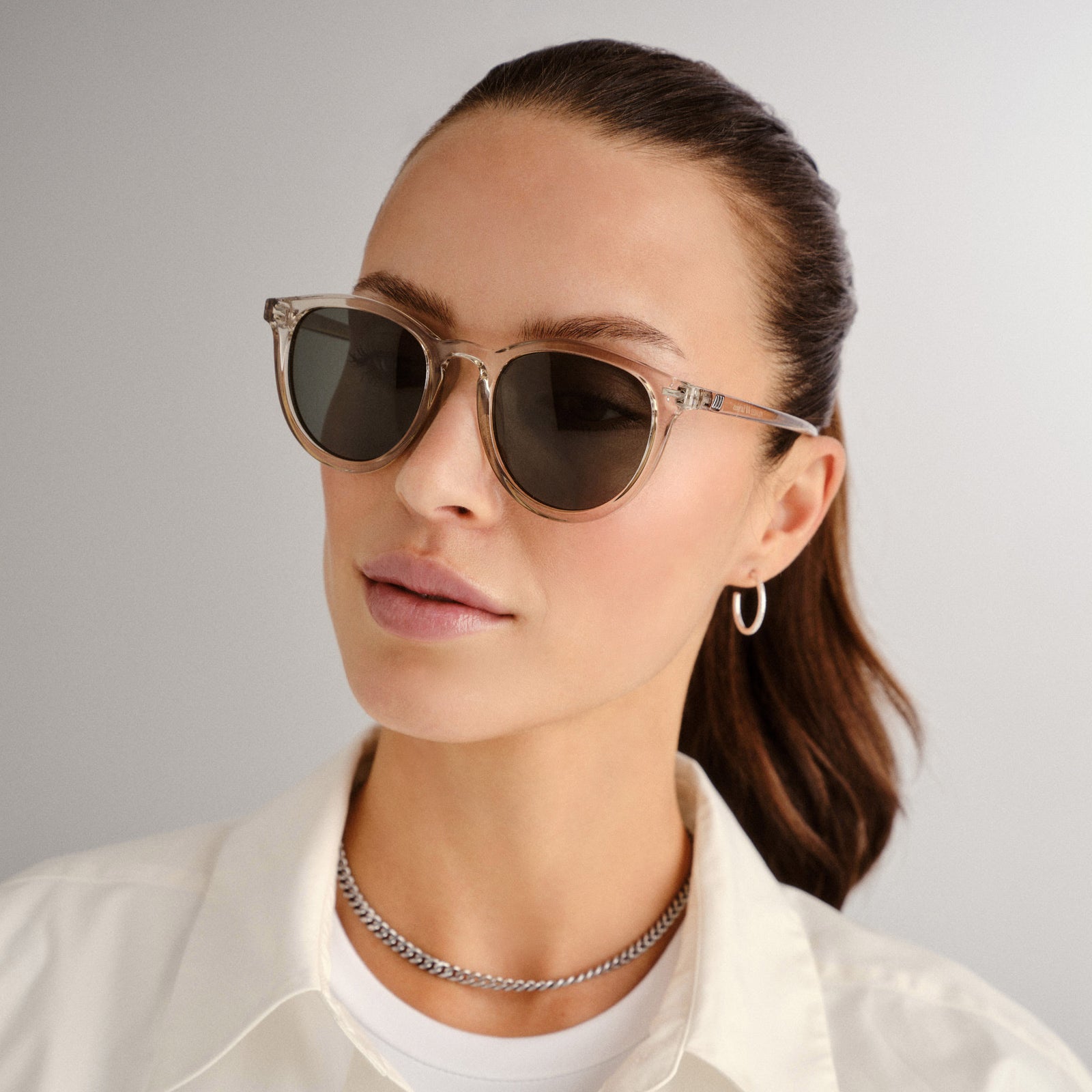 Fire Starter Stone Uni-Sex Round Sunglasses | Le Specs