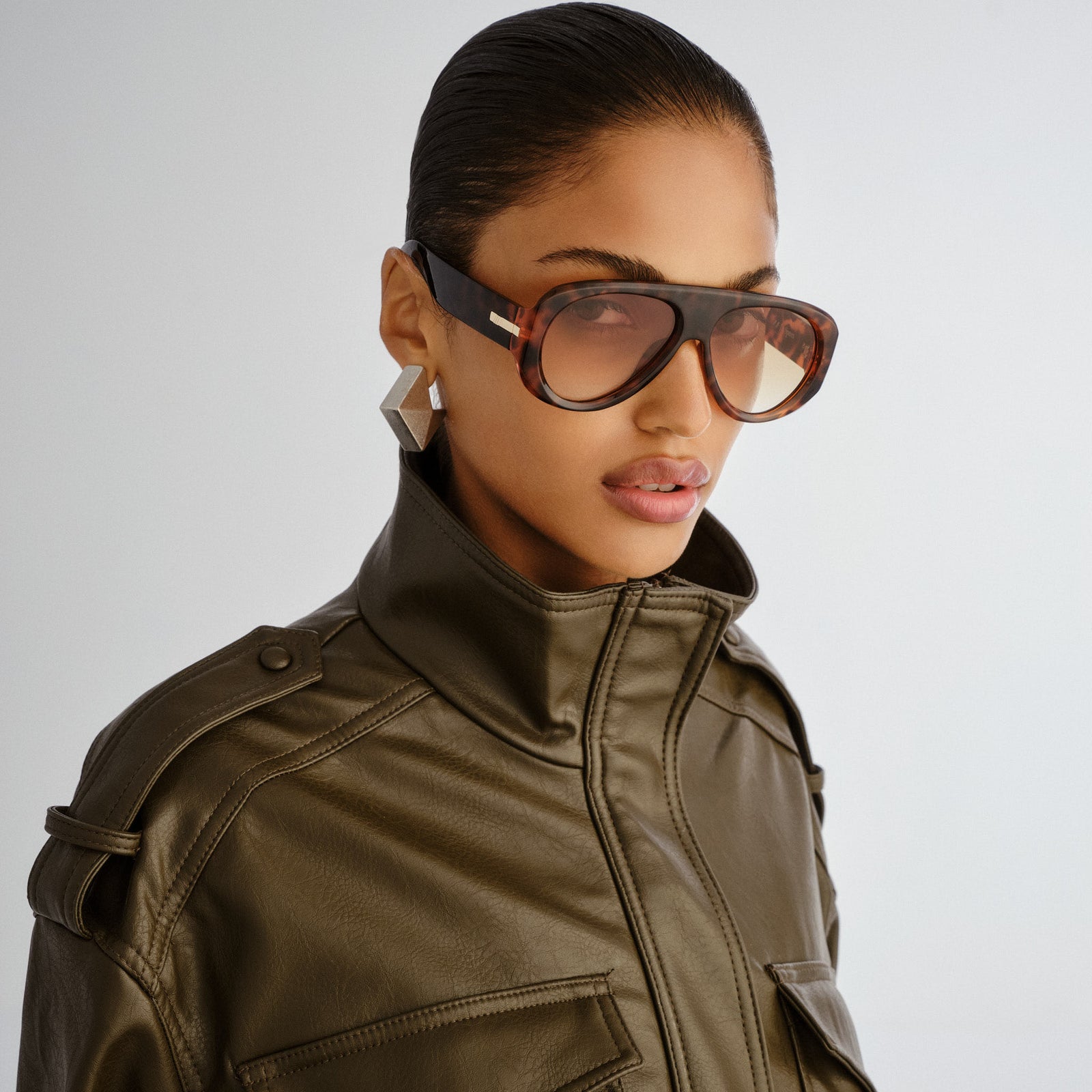 Dream Boat Tort Female Aviator Sunglasses | Le Specs