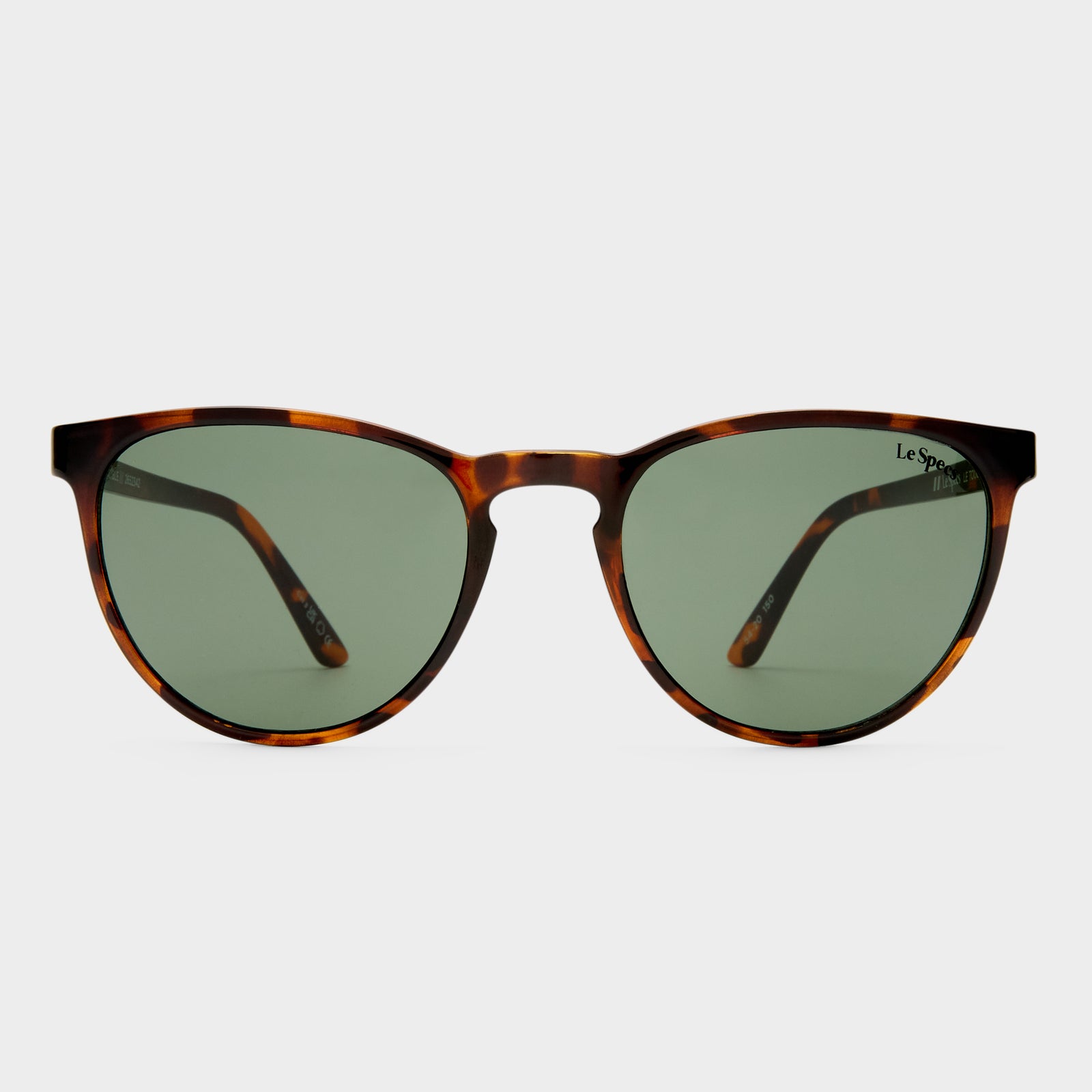 Invincible Tort Uni-Sex Round Sunglasses | Le Specs