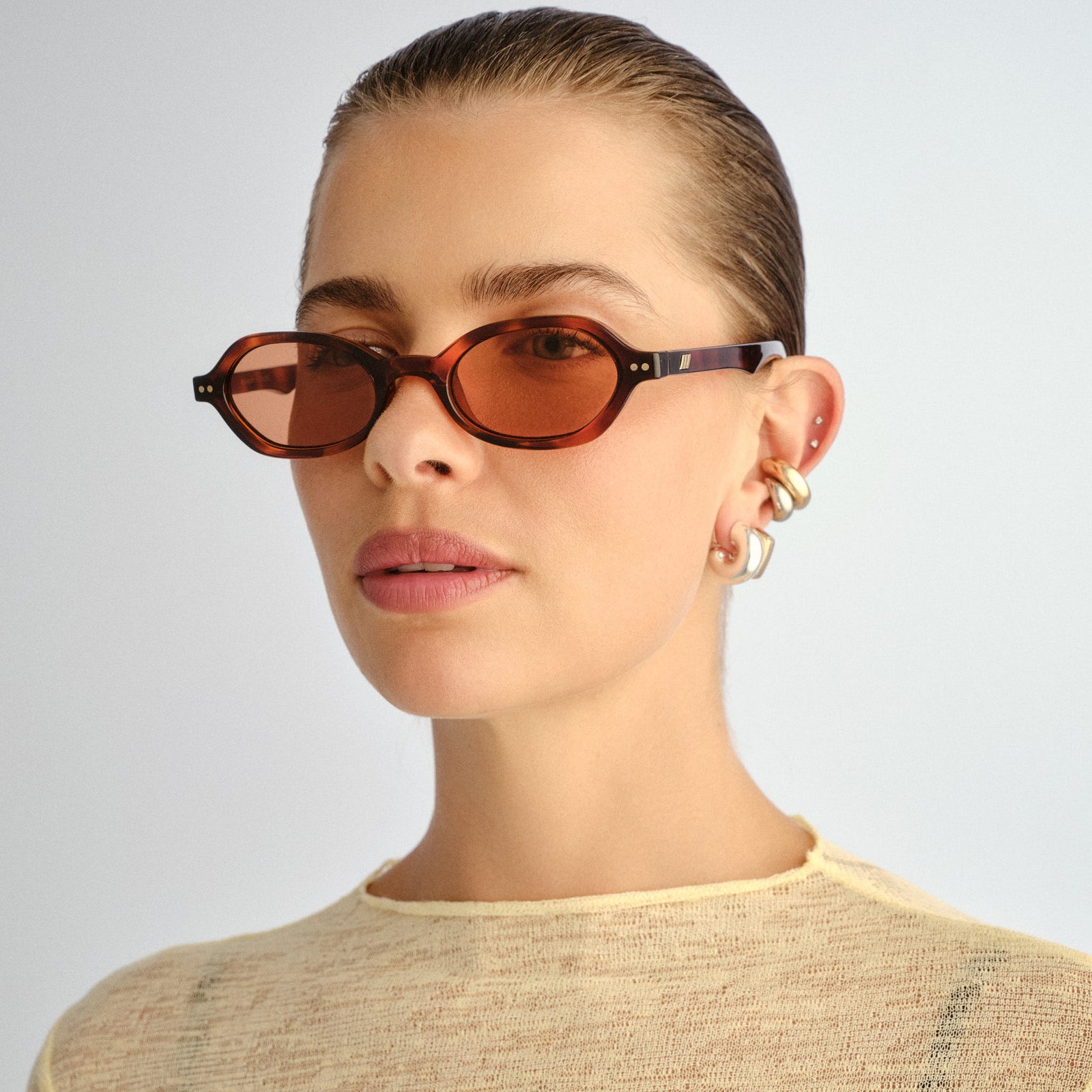 Foundry + Tort Uni-Sex Oval Sunglasses | Le Specs