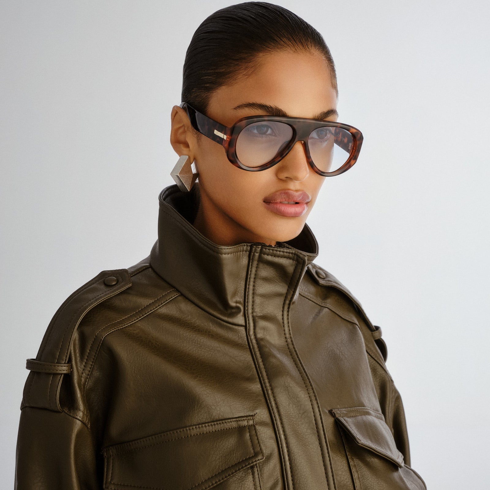 Dream Boat Tort Female Aviator Sunglasses | Le Specs
