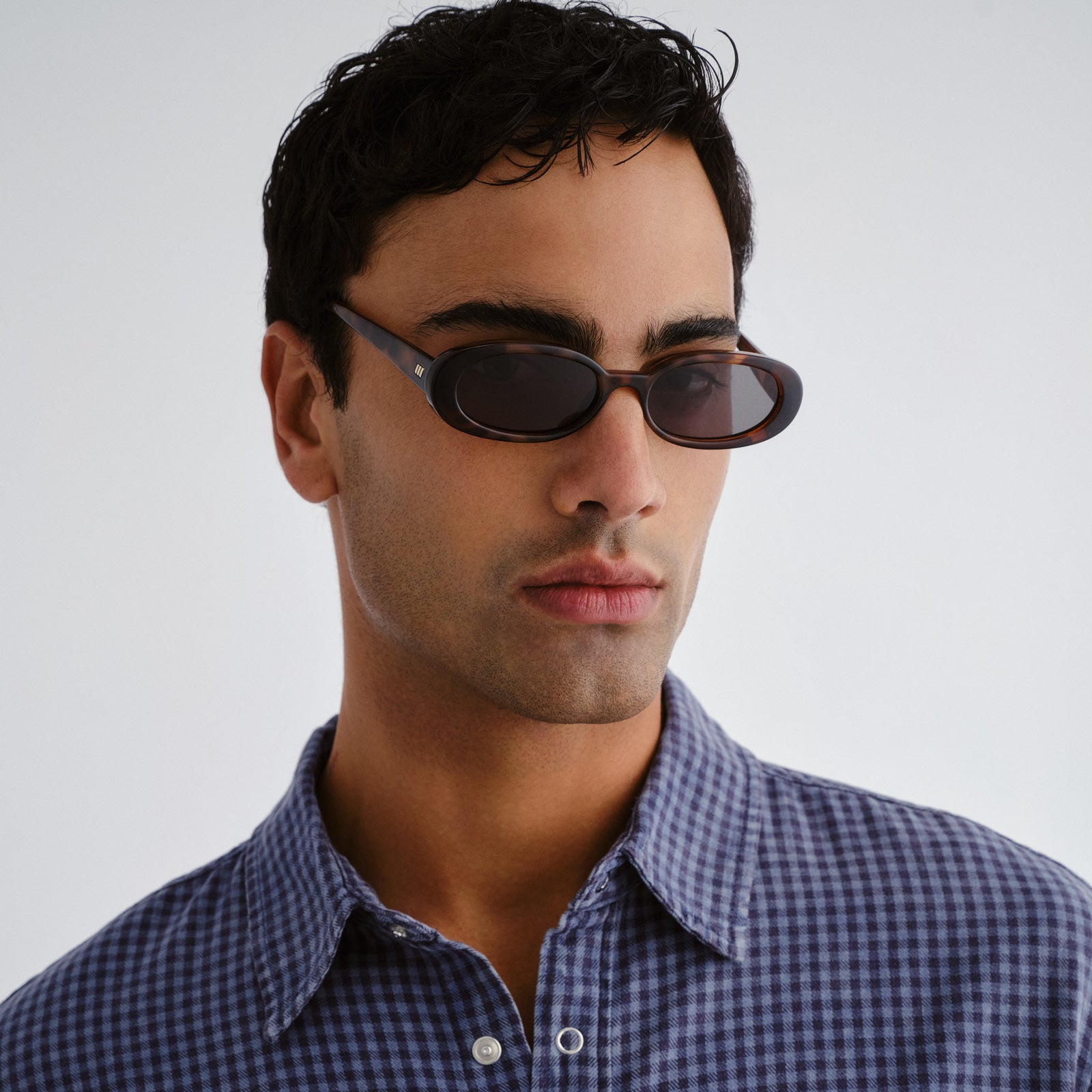 Outta Love Tort Uni-Sex Oval Sunglasses | Le Specs