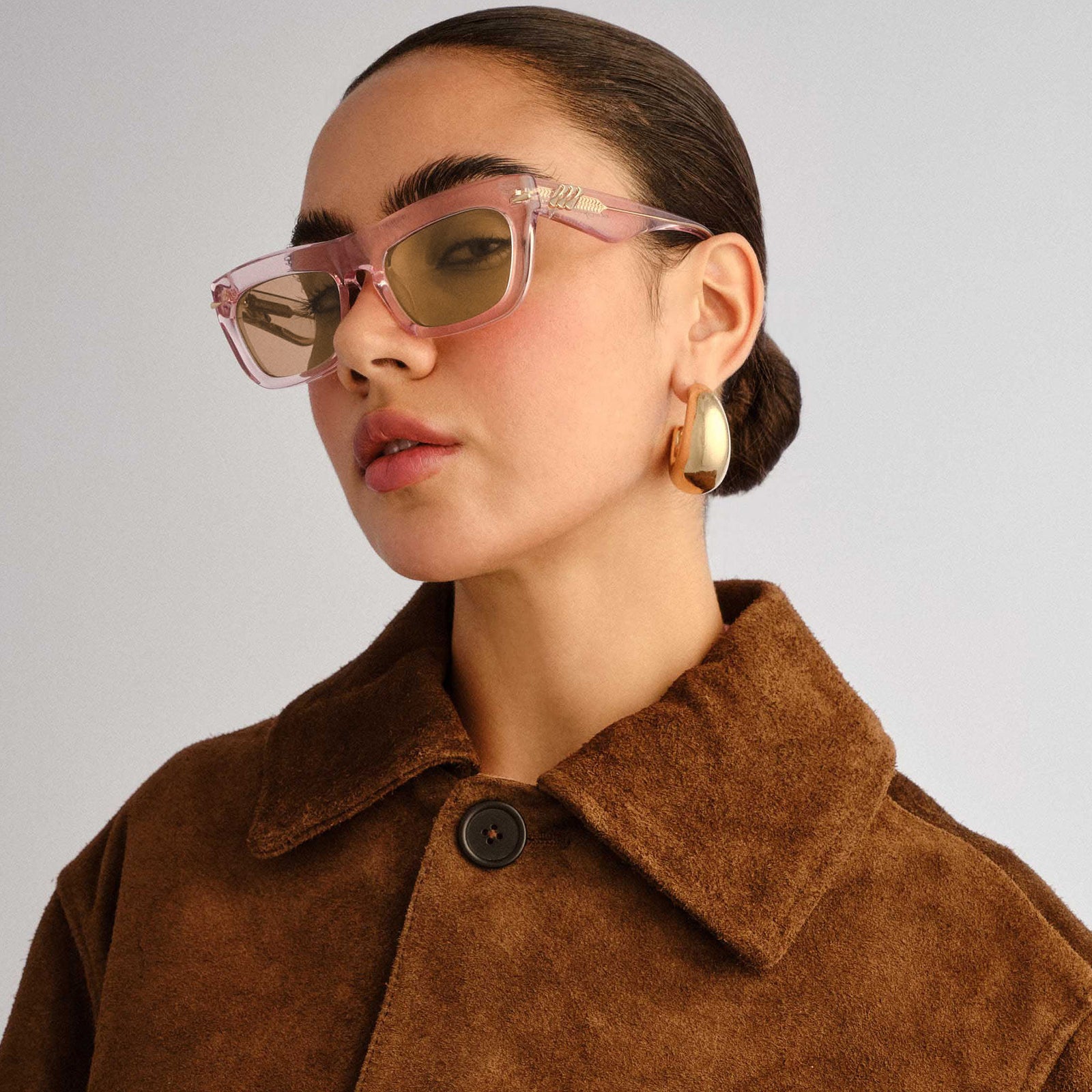 Numero Nueve Pink Salt Female D-Frame Sunglasses | Le Specs