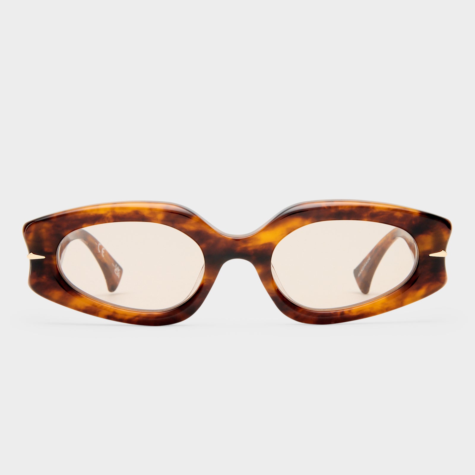 Lunar Haze Tortoiseshell Female Oval Sunglasses | Le Specs