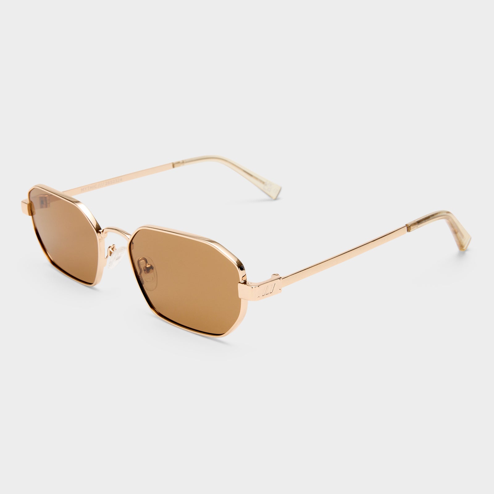 Mythic Gold Uni-Sex Square Sunglasses | Le Specs
