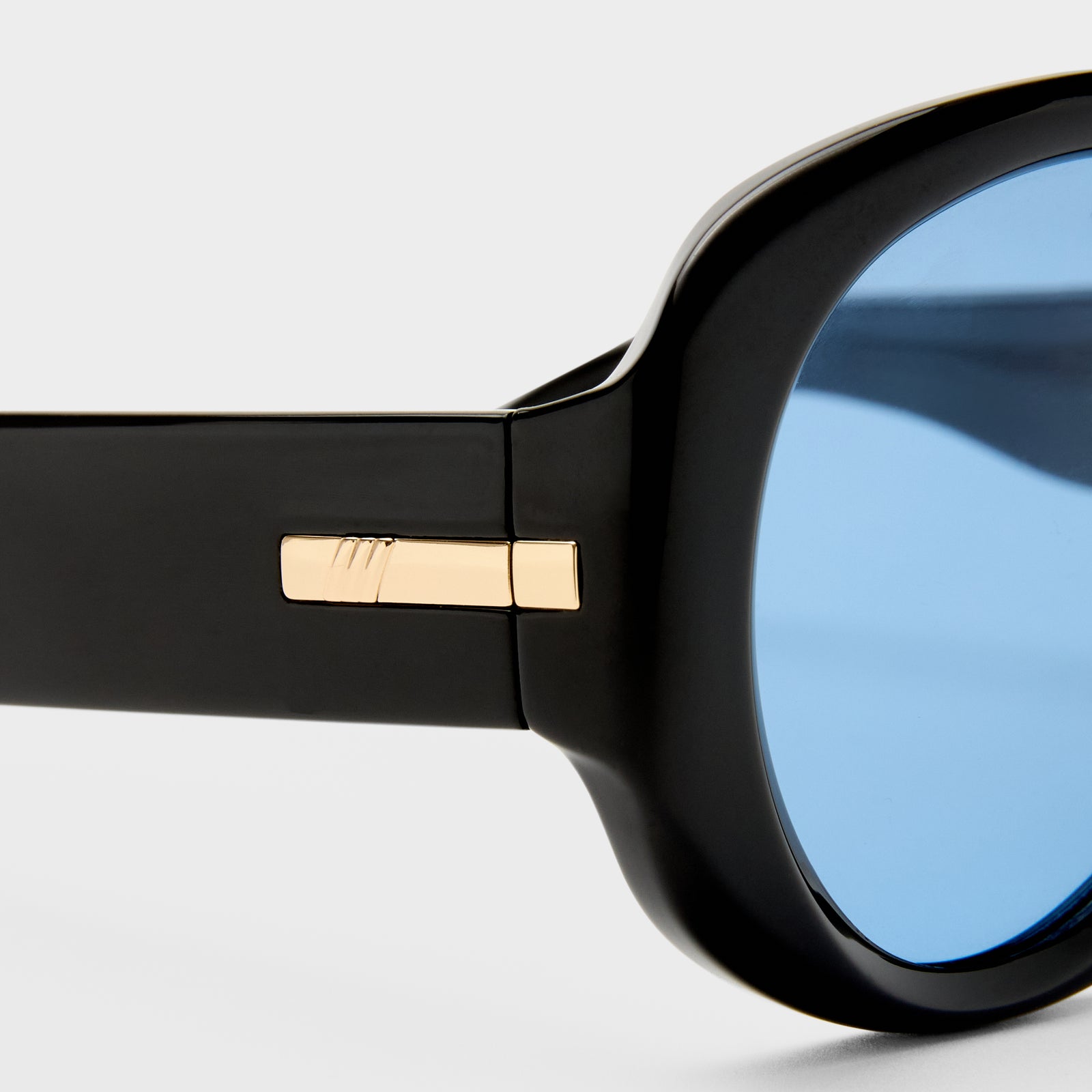 Dream Boat Black Uni-Sex Aviator Sunglasses | Le Specs