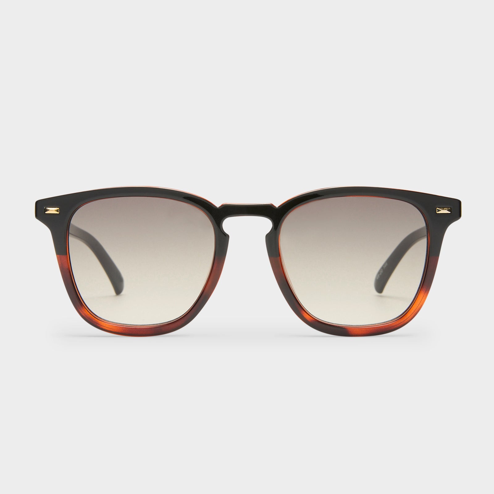 No Biggie Black Tort Uni-Sex Square Sunglasses | Le Specs
