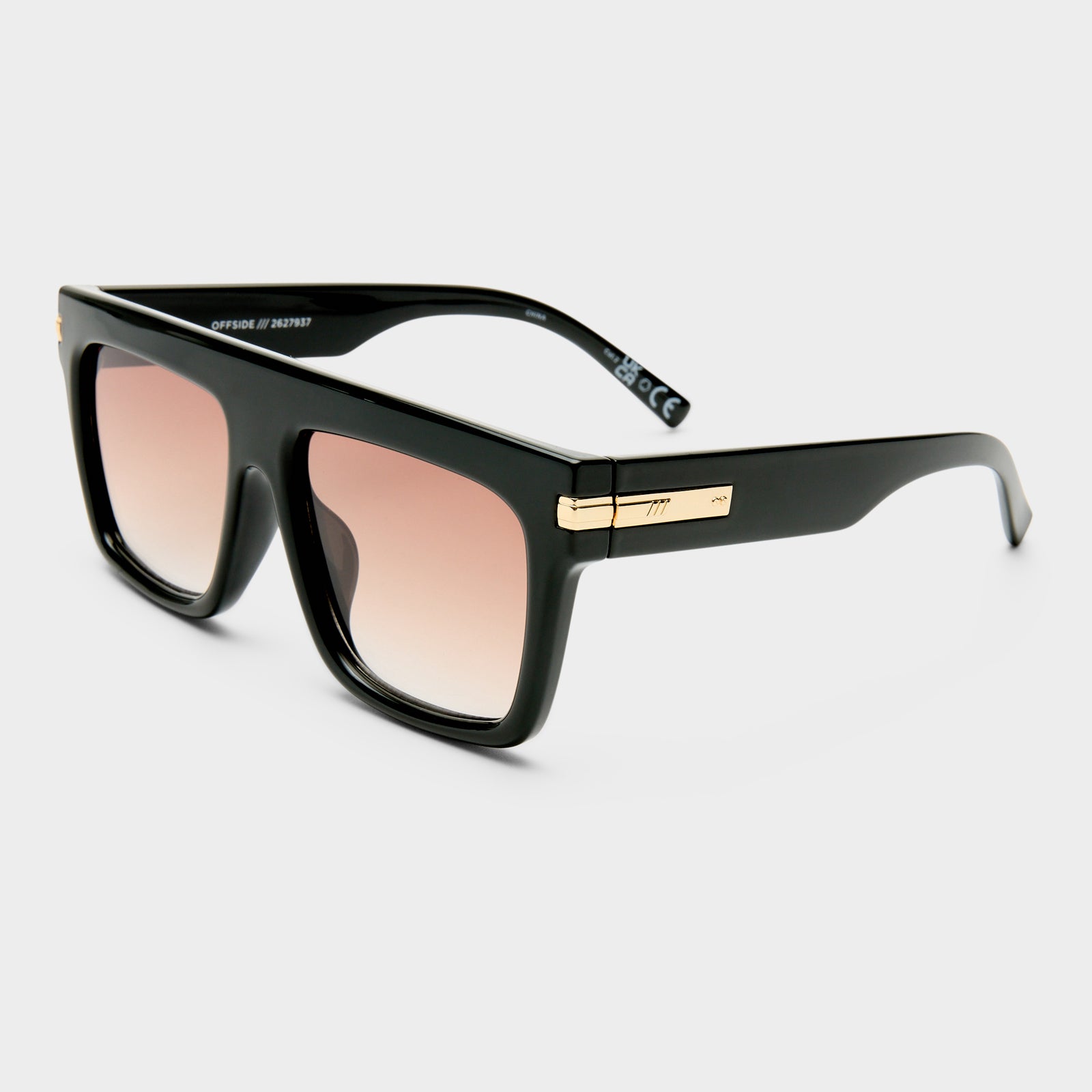 Offside + Dark Khaki Female Shield Sunglasses | Le Specs