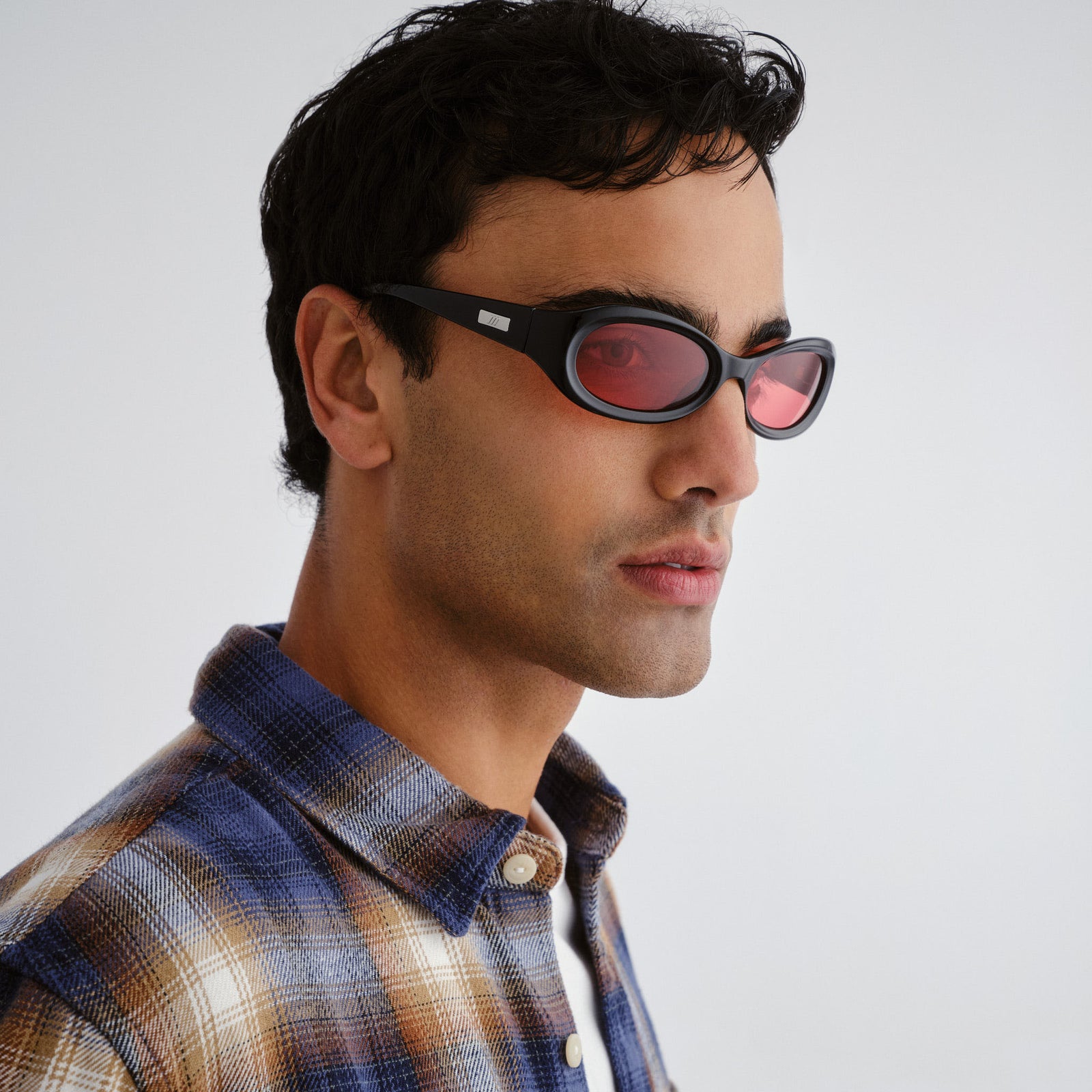Nightcrawler Black Uni-Sex Wrap Sunglasses | Le Specs