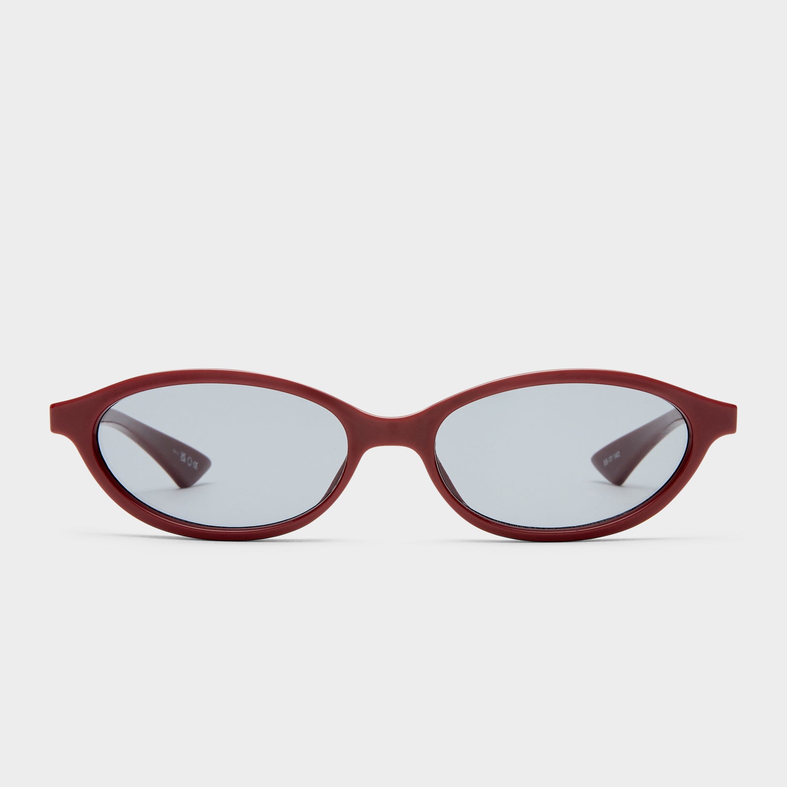 Duskfall Merlot Female Oval Sunglasses | Le Specs