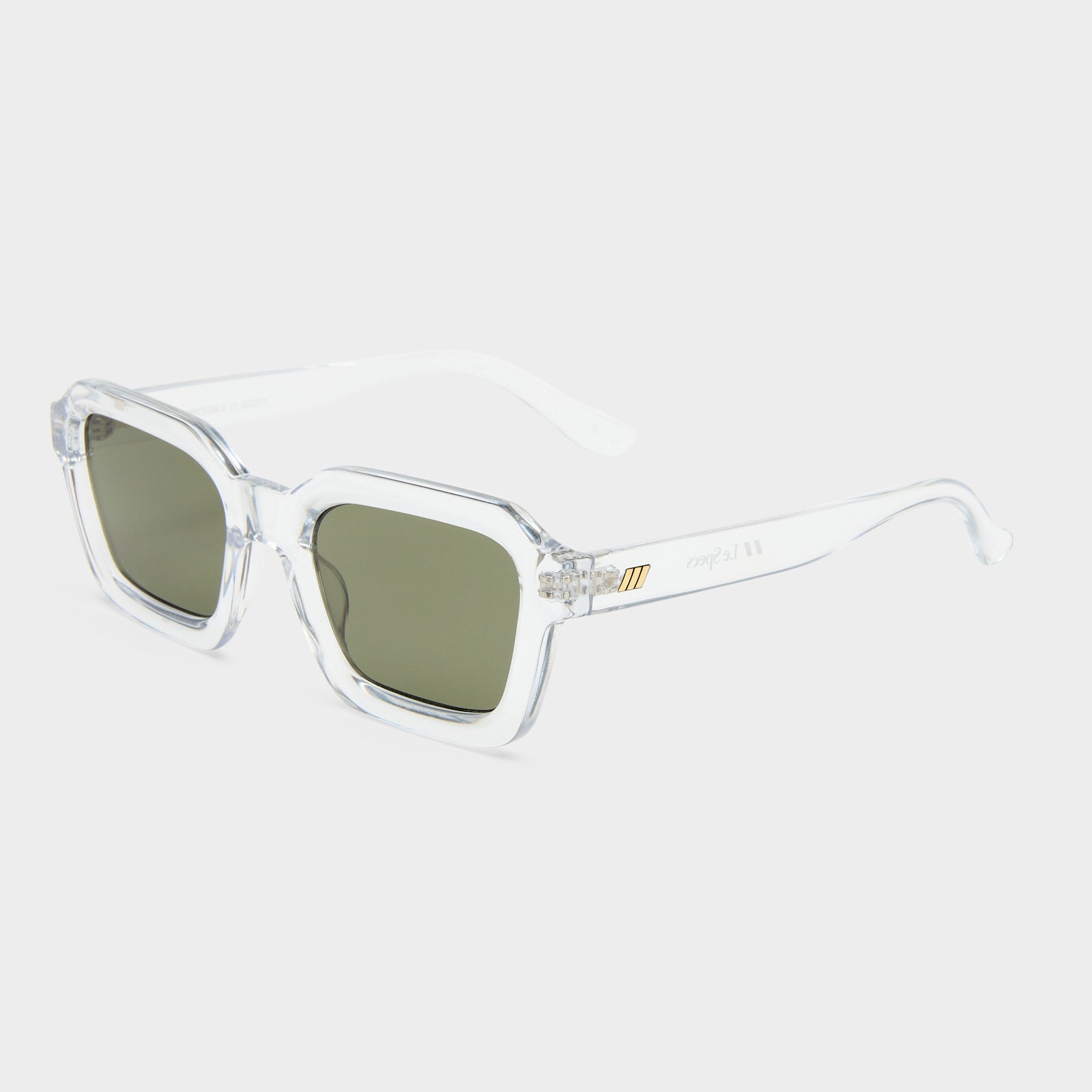 Impossible Clear Uni-Sex Square Sunglasses | Le Specs