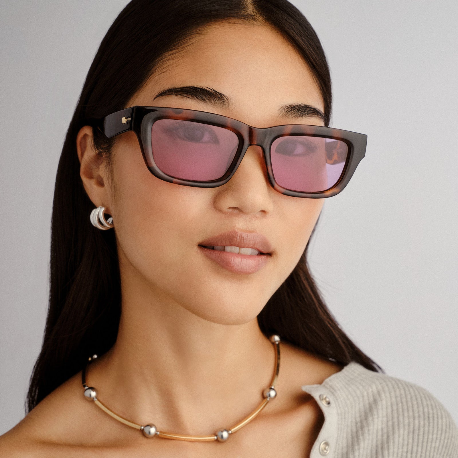 Le Castle Tort Uni-Sex D-Frame Sunglasses | Le Specs