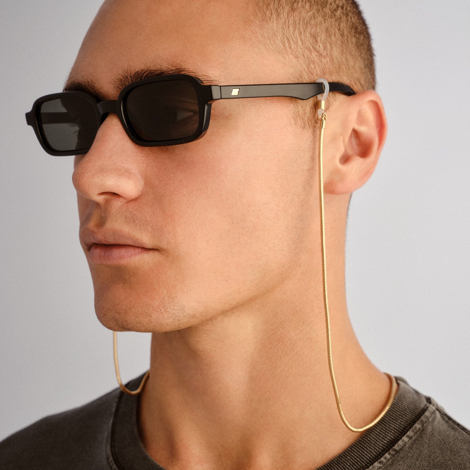 Fine Rope Neck Chain Gold Female Unspecified Accessories | Le Specs