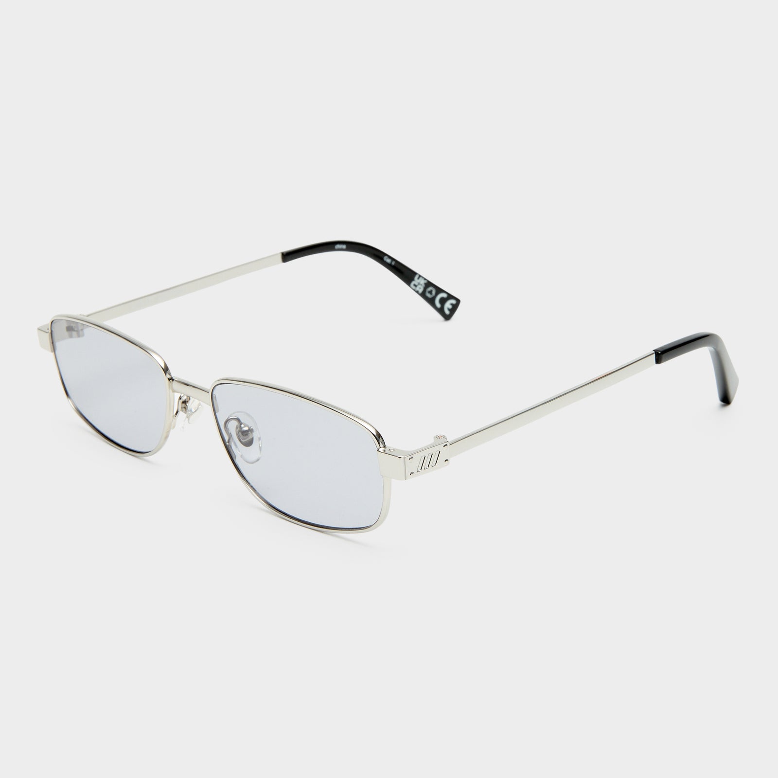 Torrid Silver Uni-Sex Rectangle Sunglasses | Le Specs