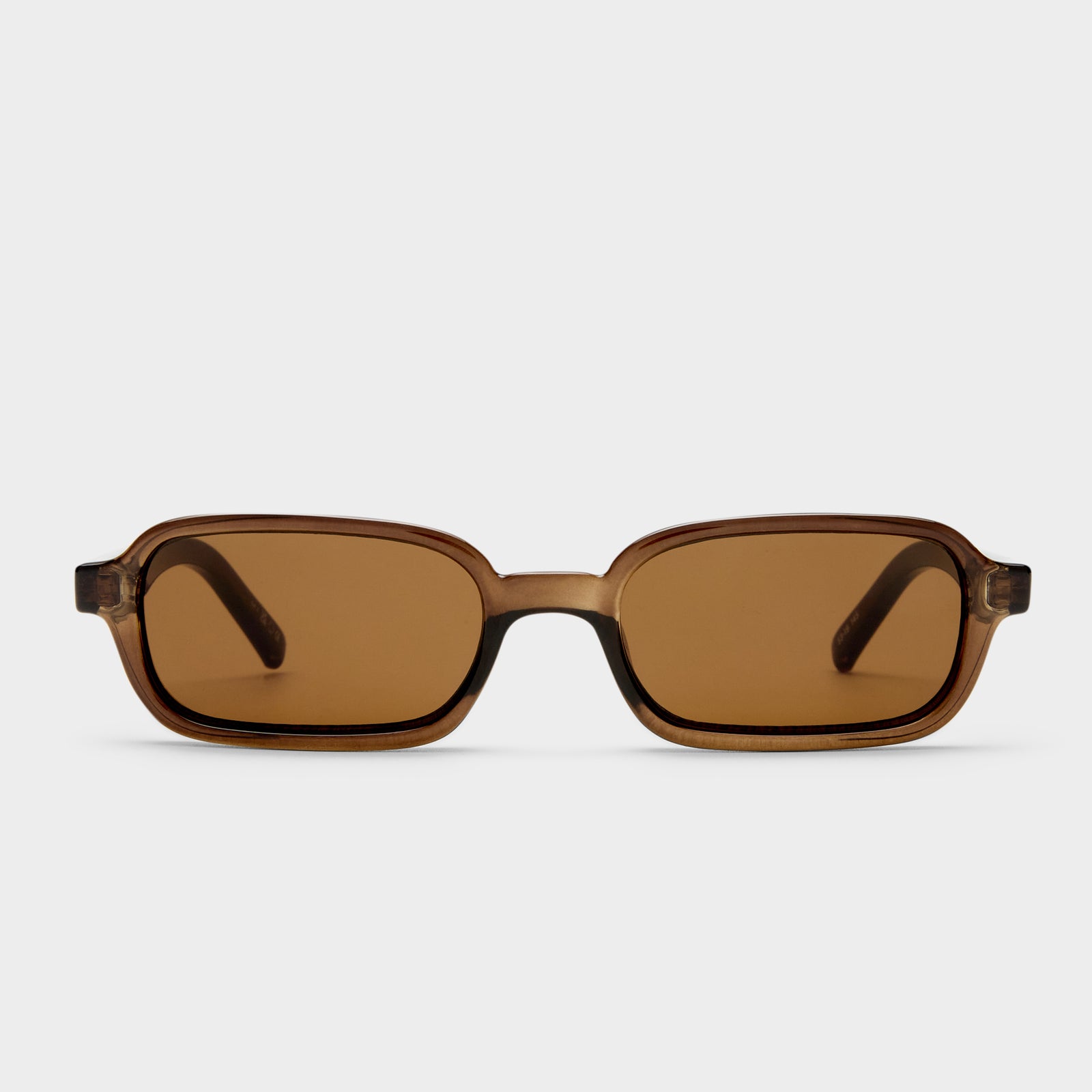 Pilferer Cocoa Uni-Sex Rectangle Sunglasses | Le Specs
