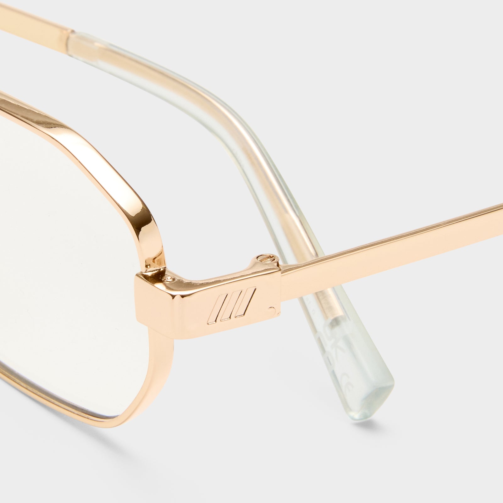 Mythic Gold Uni-Sex Square Blue Light | Le Specs