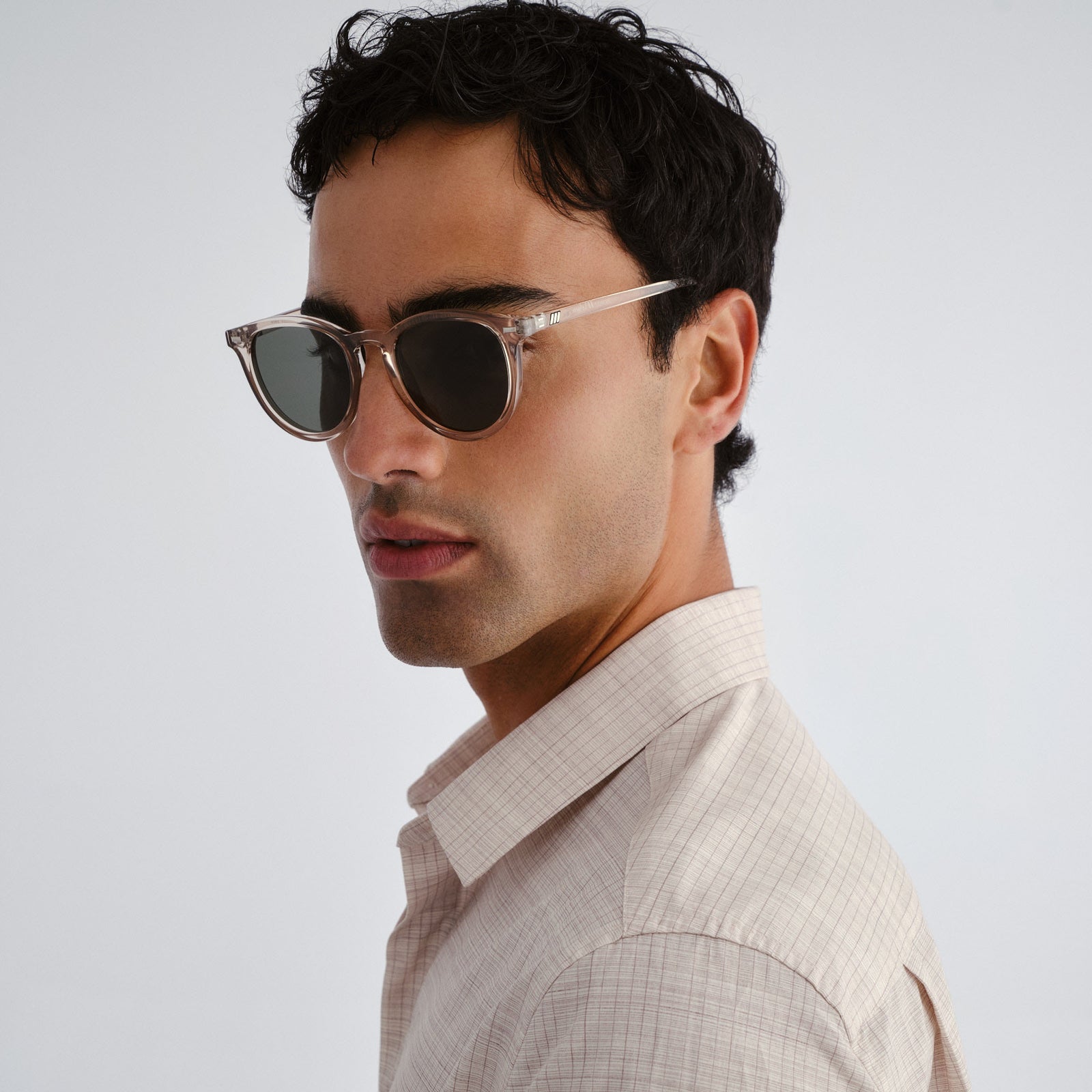 Fire Starter Stone Uni-Sex Round Sunglasses | Le Specs