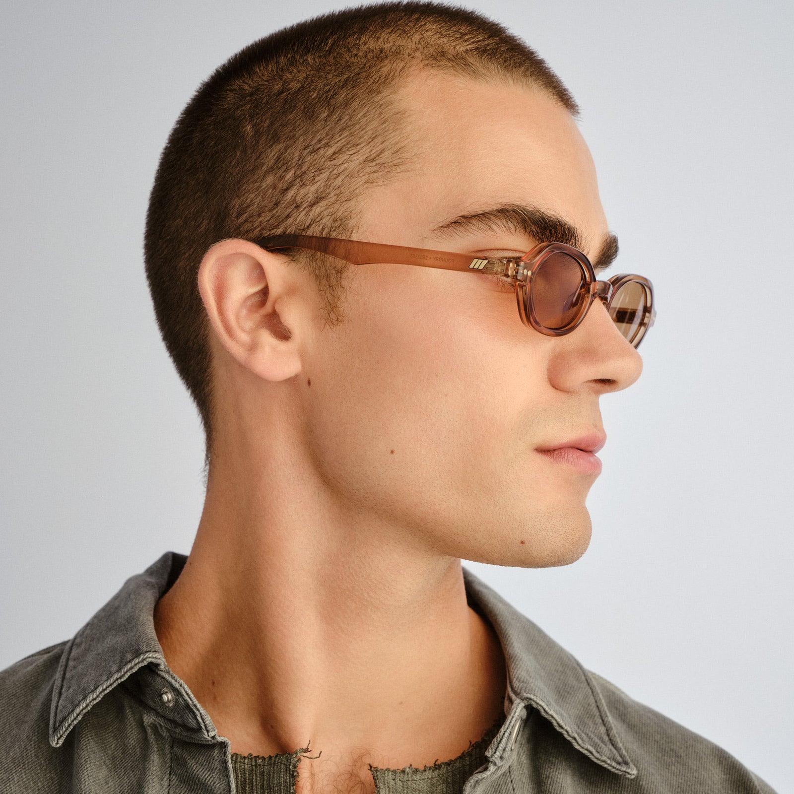 Foundry + Whiskey Uni-Sex Oval Sunglasses | Le Specs