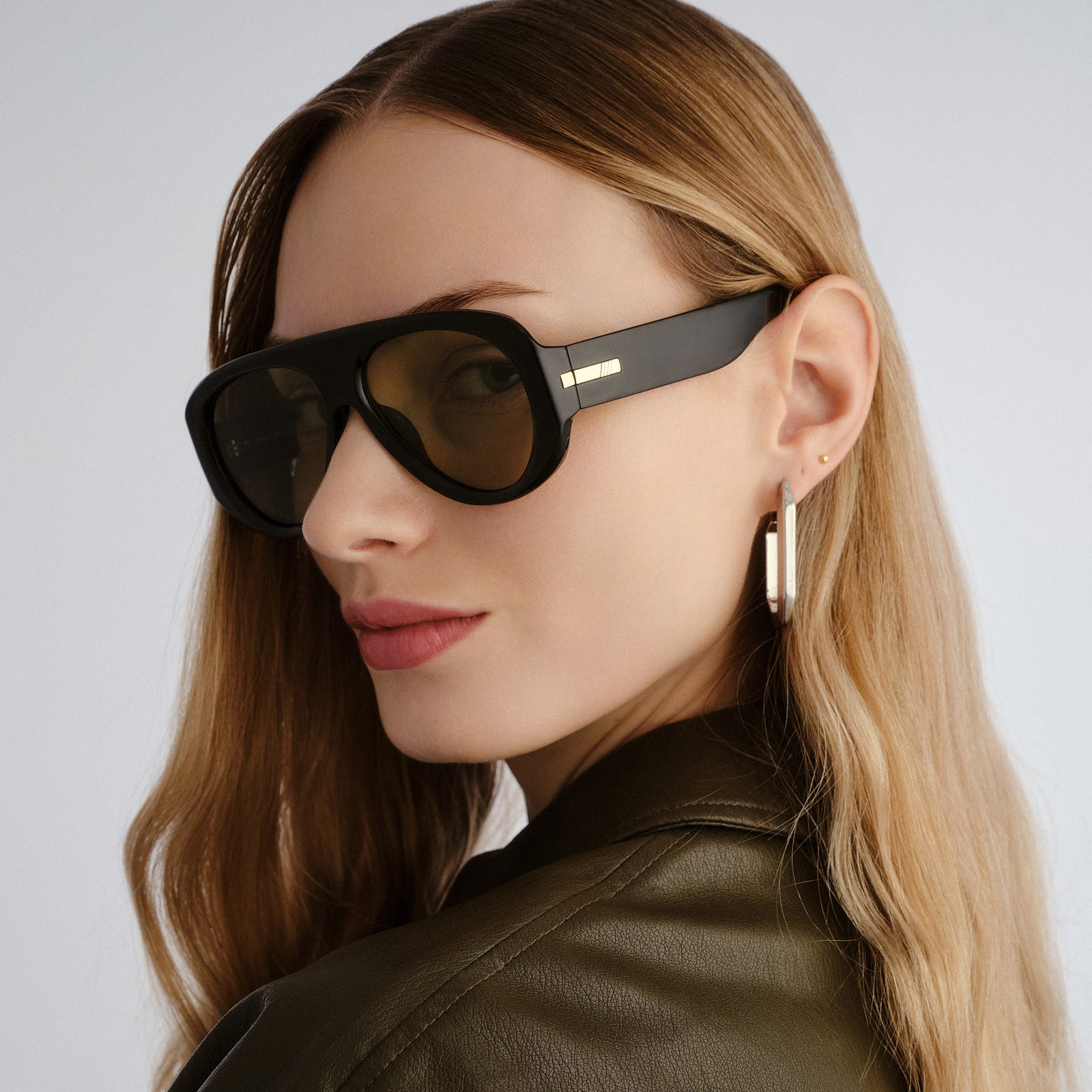 Dream Boat Moss Uni-Sex Aviator Sunglasses | Le Specs