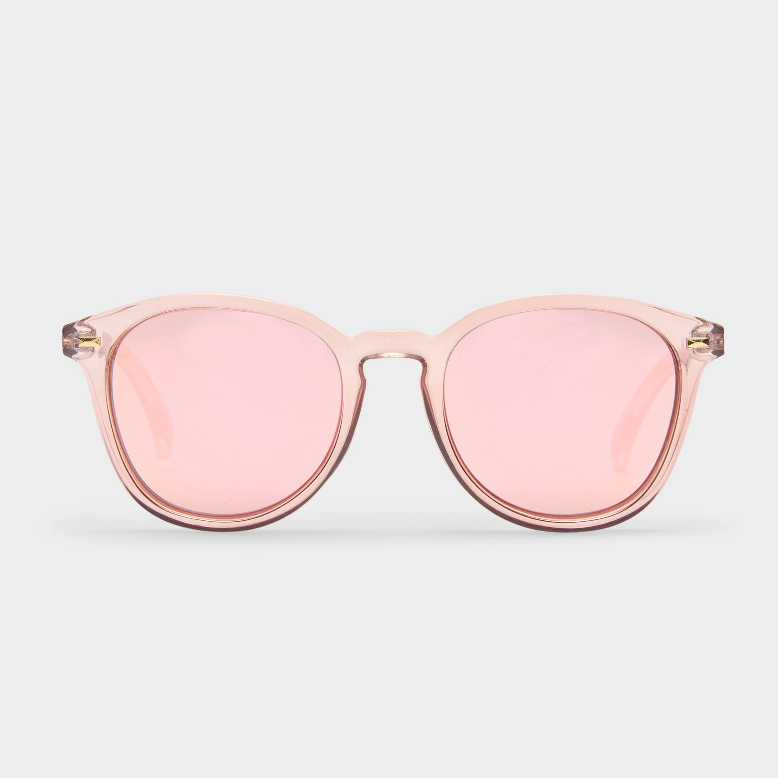 Bandwagon Mink Uni-Sex Round Sunglasses | Le Specs