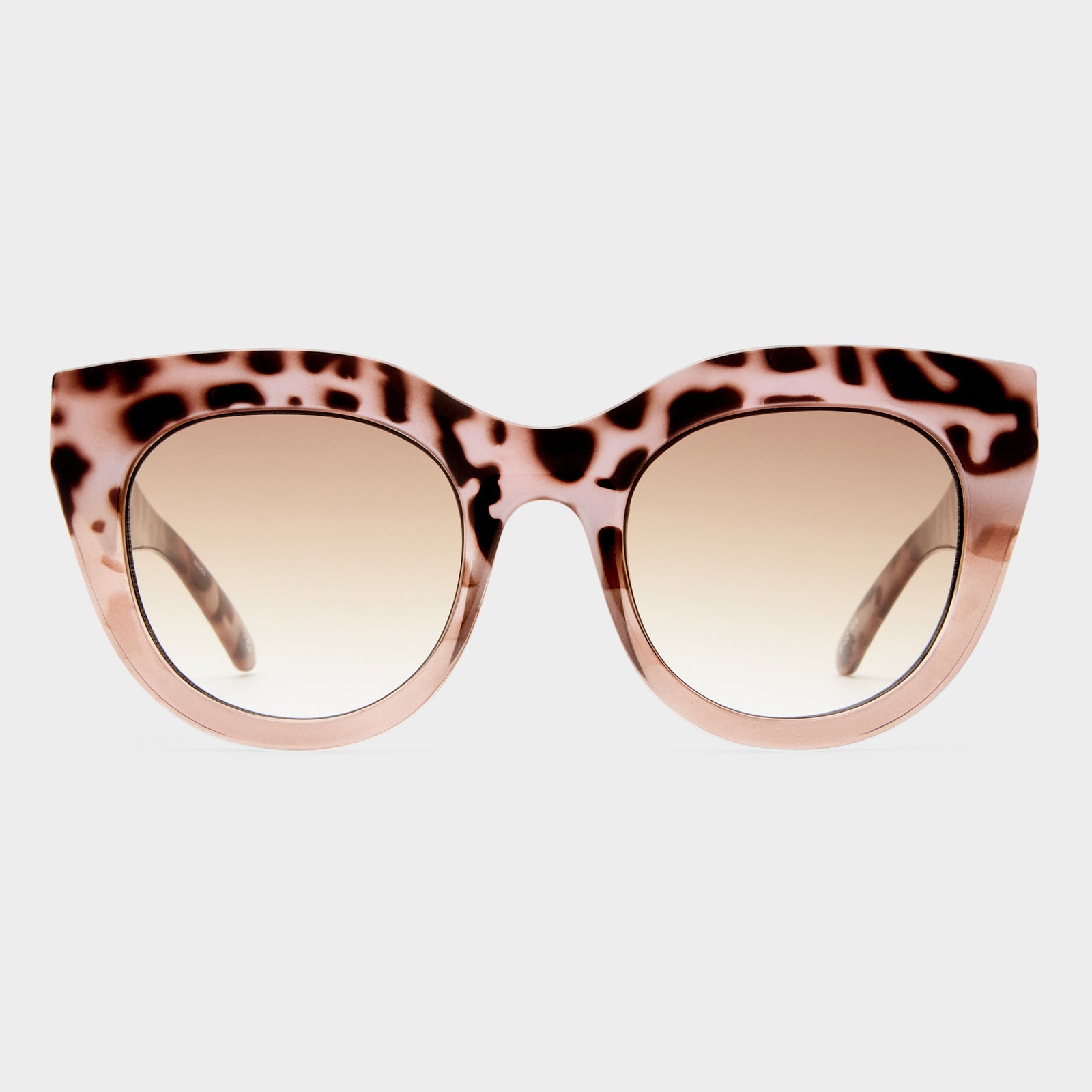 Air Heart Cookie Tort Mocha Splice Female Cat-Eye Sunglasses | Le Specs