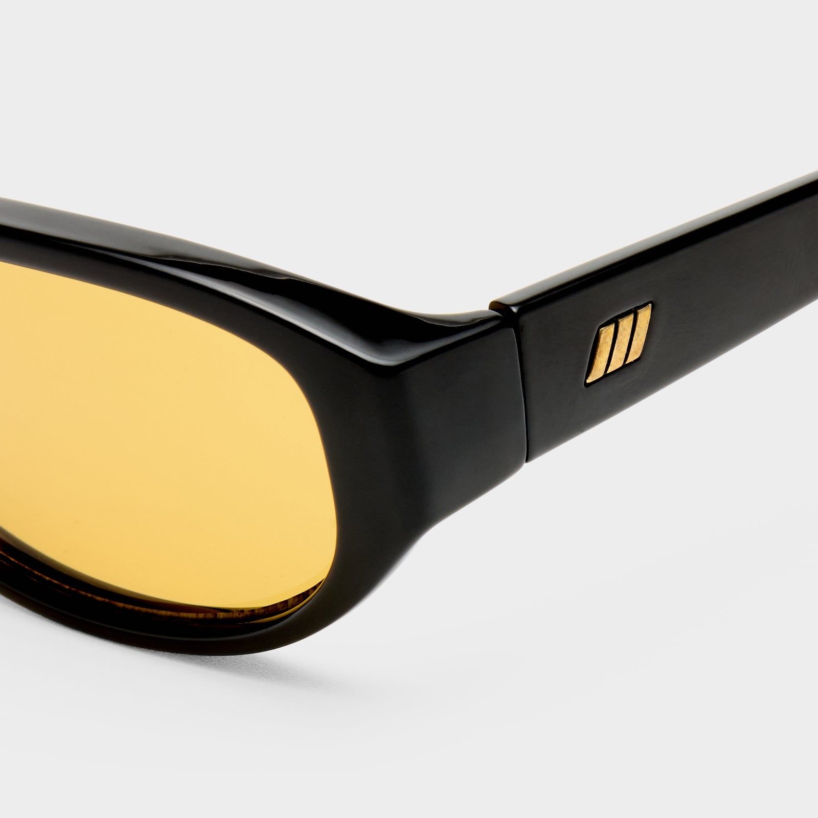 Dont Cha Black Uni-Sex Oval Sunglasses | Le Specs
