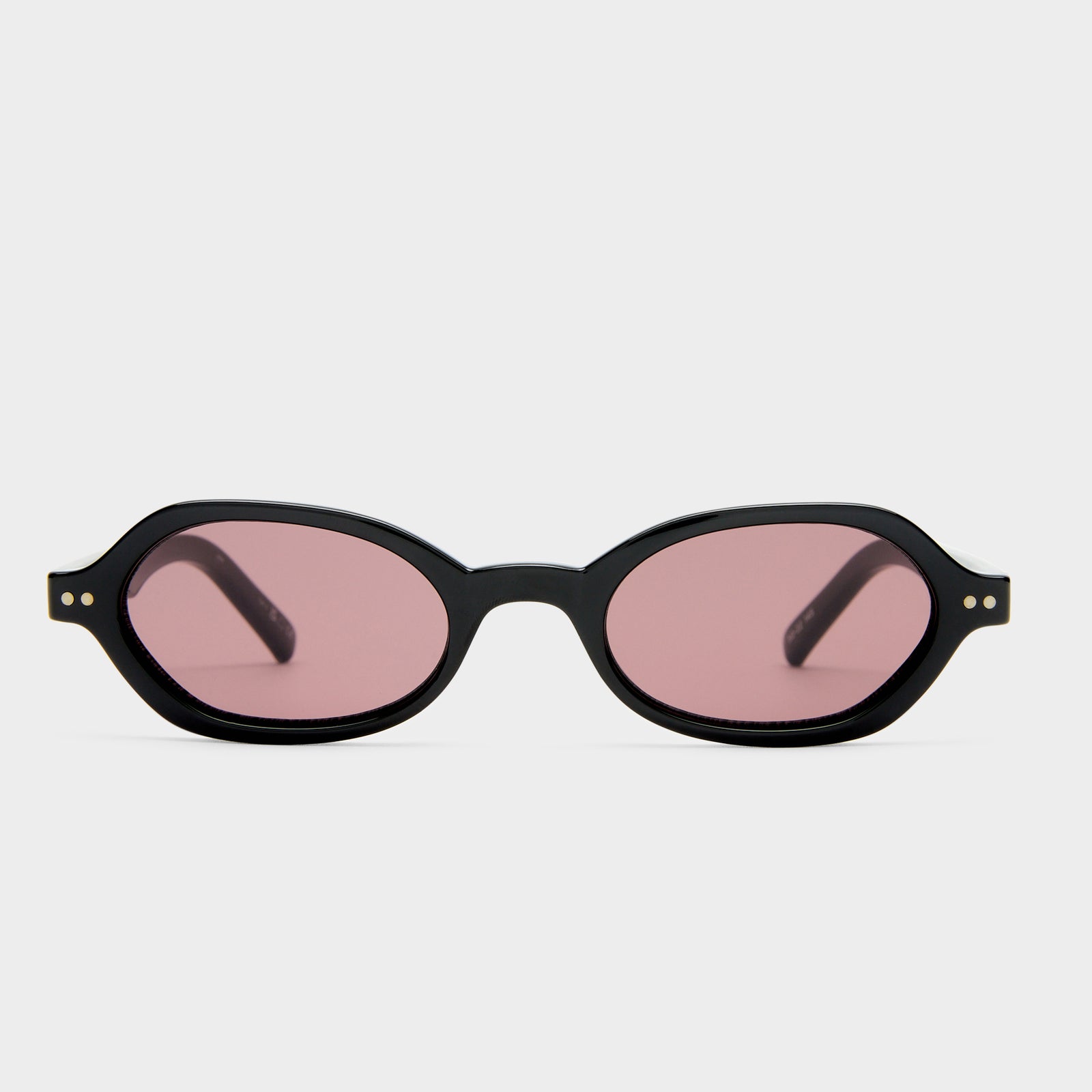 Foundry + Black Uni-Sex Oval Sunglasses | Le Specs