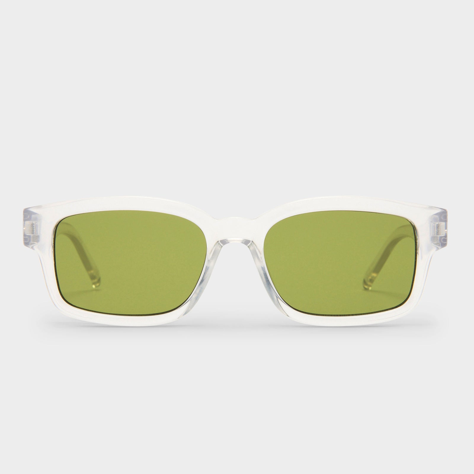 Recarmito Crystal Clear Uni-Sex D-Frame Sunglasses | Le Specs