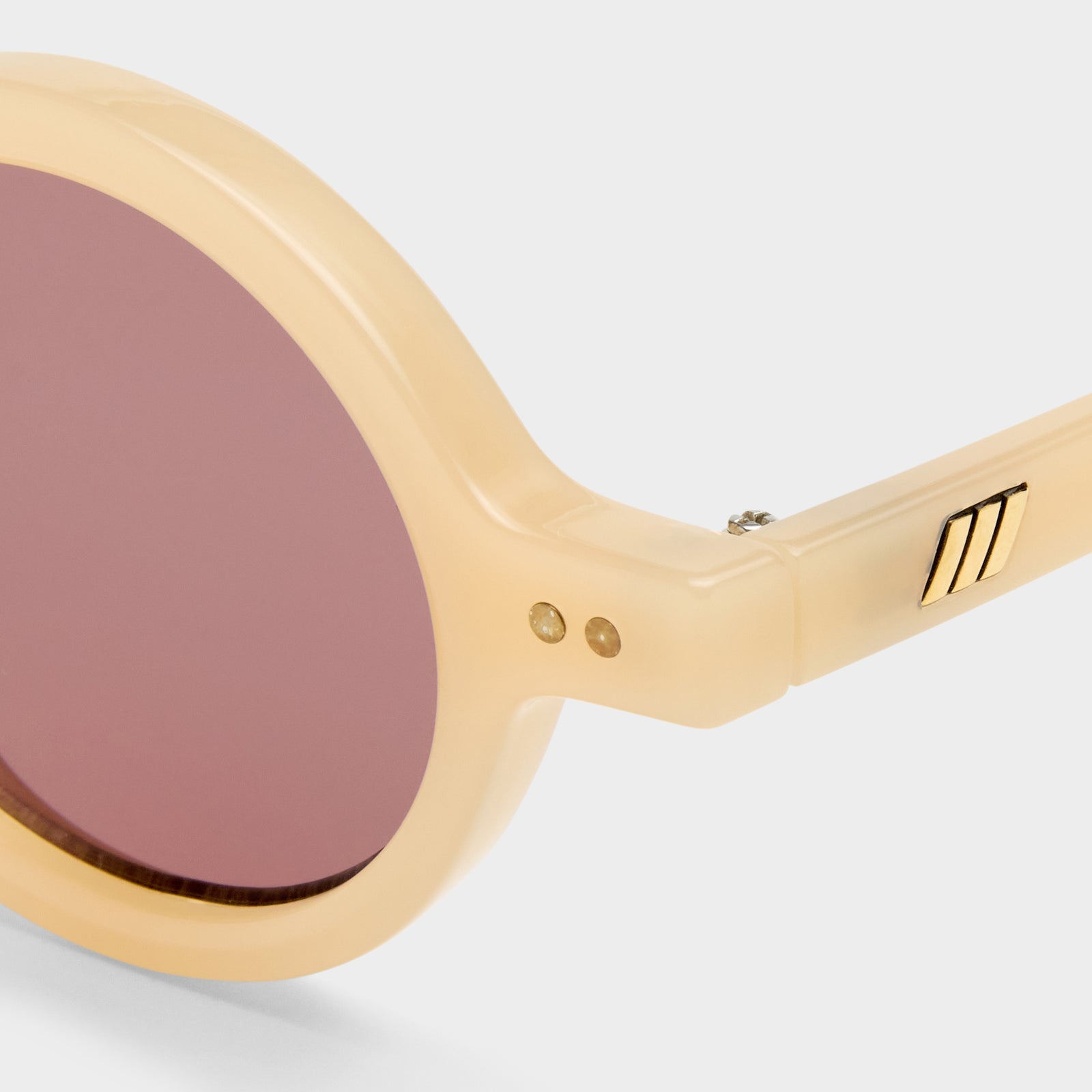 Sycophantic + Butter Uni-Sex Round Sunglasses | Le Specs