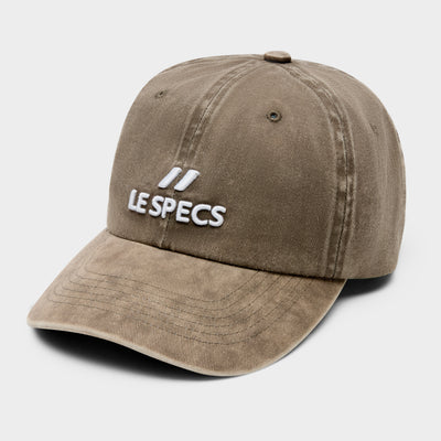 LE SPECS LOGO CAP | WASHED GREY