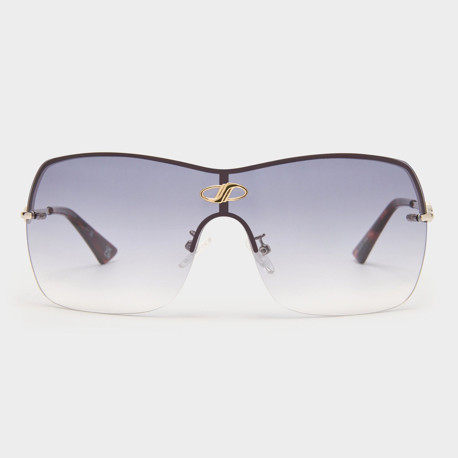 Parallel Universe Silver Uni-Sex Shield Sunglasses | Le Specs