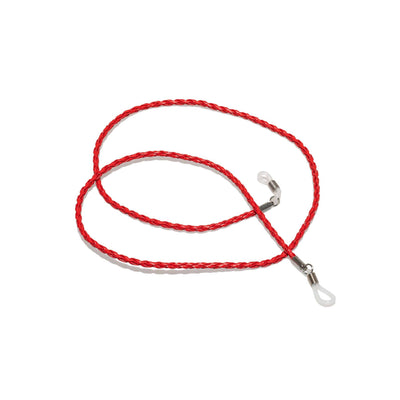 NECK CHAIN | RED LEATHER